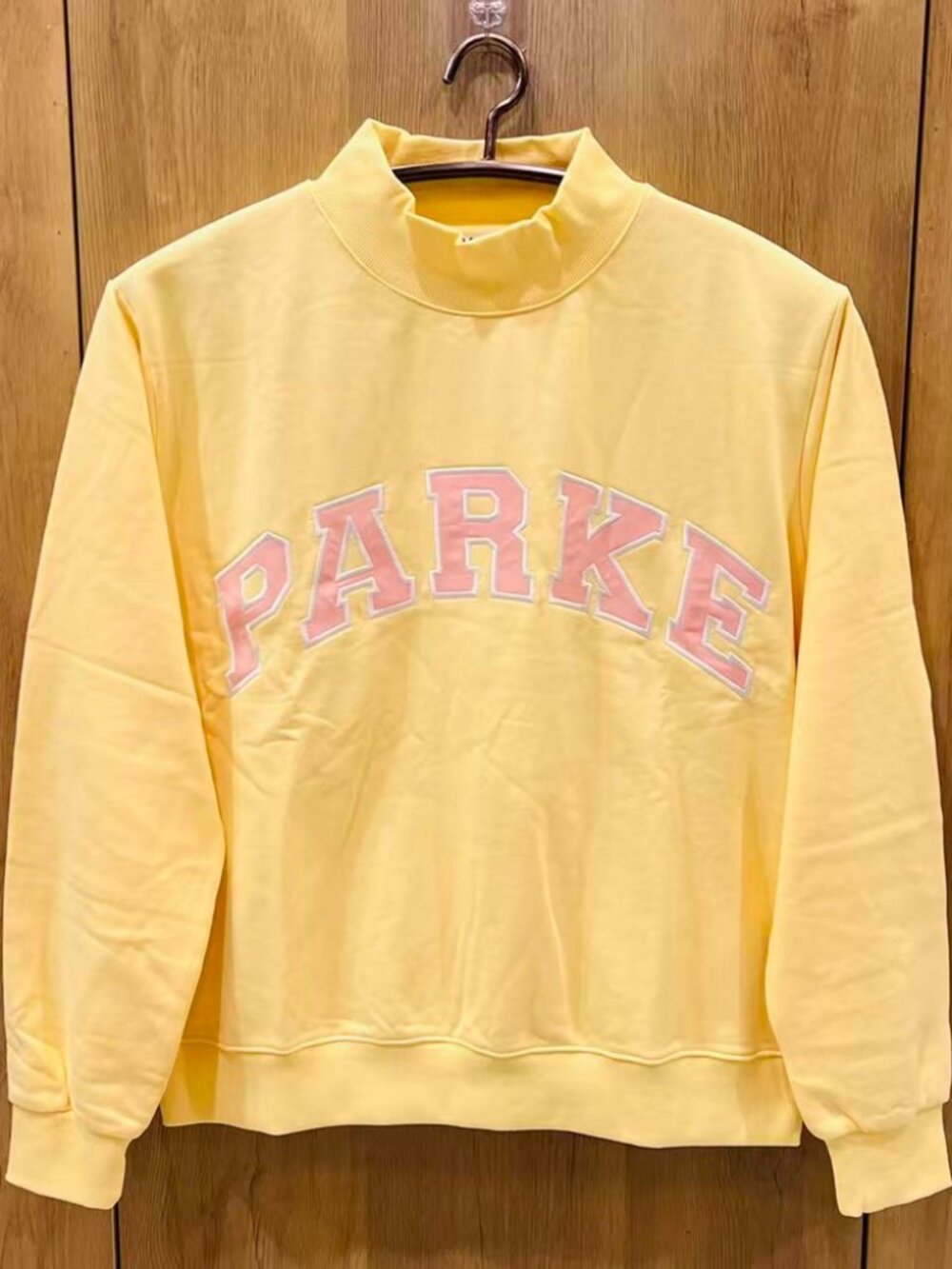 PARKE Yellow Logo Sweatshirt